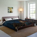 Nativity Comforter - Holy Family Christmas Bedding with Starry Night
