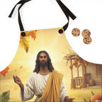 Jesus Harvest Apron — Thanksgiving Faith Kitchen Apron